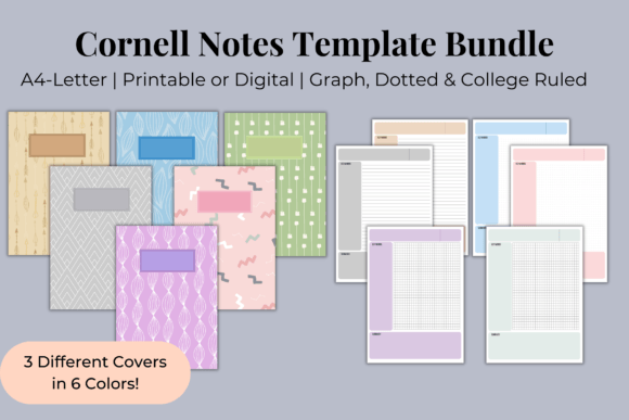 Download Cornell Notes Template Bundle - Notes Collection