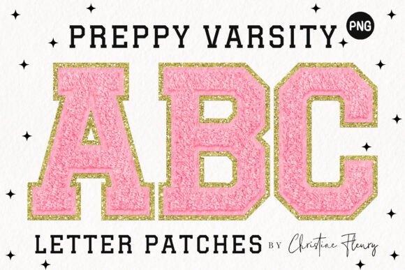 Download Pink Chenille Letter Patches PNG - Letter Collection