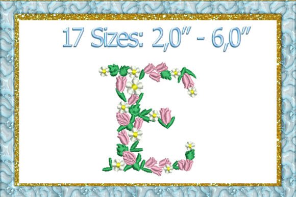 Download Letter E Embroidery - Letter Collection