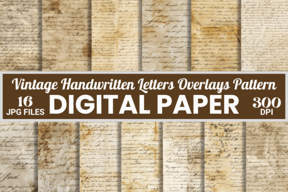 Download Vintage Handwritten Letters Overlays - Letter Collection