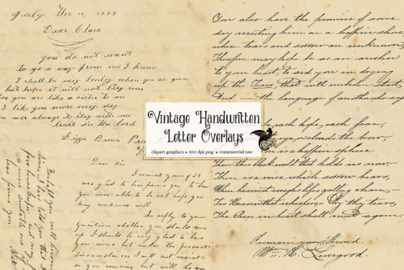 Download Vintage Handwritten Letters Overlays - Letter Collection