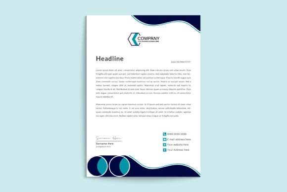 Download Creative Company Business Letterhead - Letter Collection