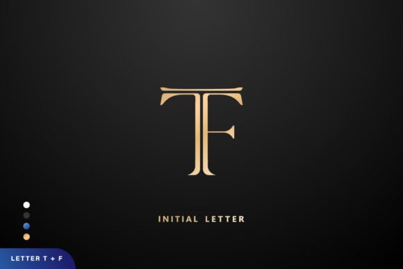 Download TF Initial Letters Monogram Logotypes - Letter Collection