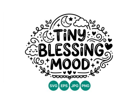 Download Tiny Blessing Mood Cute Hand Lettering - Letter Collection