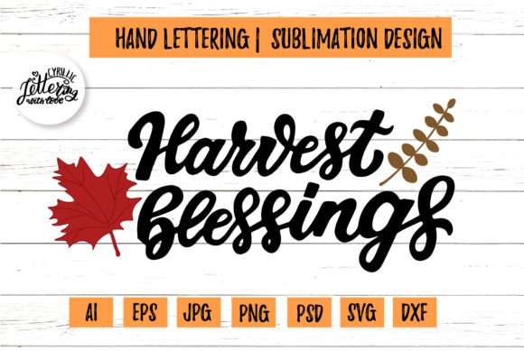 Download Harvest Blessings Lettering Cricut - Letter Collection