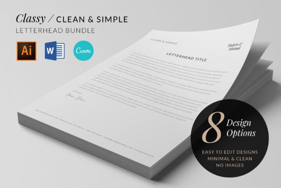 Download Ariyah Letterhead Template Bundle - Letter Collection