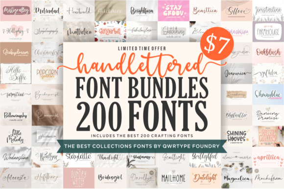 Download Hand Lettered Font Bundle - Letter Collection