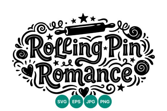 Download Rolling Pin Romance Cute Hand Lettering - Letter Collection