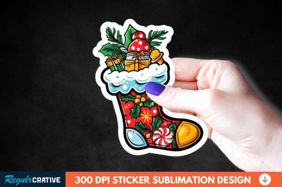 Download Christmas Sticker Exquisite Clipart PNG - Exquisite Collection