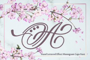 Download Hand Lettered Effect Monogram - Letter Collection